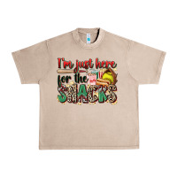 French Oak i'm just here for the snacks softball Urban Heavy Tee - Zillion Design Studio