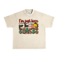Sandshell i'm just here for the snacks softball Urban Heavy Tee - Zillion Design Studio