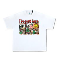 White i'm just here for the snacks softball Urban Heavy Tee - Zillion Design Studio