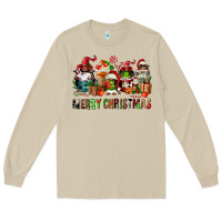 Merry Christmas Coffee Afro Gnomies Long Sleeve Tee | Teevron