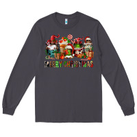 Smoke merry christmas coffee afro gnomies Long Sleeve Tee - FaDigitalArtStudio