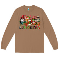 Toasted Coconut merry christmas coffee afro gnomies Long Sleeve Tee - FaDigitalArtStudio