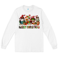 White merry christmas coffee afro gnomies Long Sleeve Tee - FaDigitalArtStudio