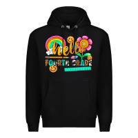 Black hello fourth grade Premium Hoodie - NancyCooperArtShop