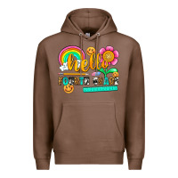 Chestnut hello fourth grade Premium Hoodie - NancyCooperArtShop