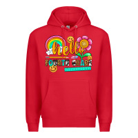 Red hello fourth grade Premium Hoodie - NancyCooperArtShop