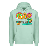 Seafoam hello fourth grade Premium Hoodie - NancyCooperArtShop