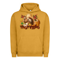 Pigment Peanut Butter Fall Vibes Squirrel Urban Hoodie - LillyAllenDesigns