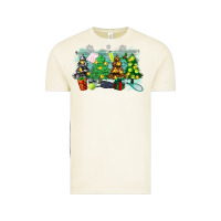 Vintage Arctic christmas trees with tennis Vintage Tee - Zillion Design Studio