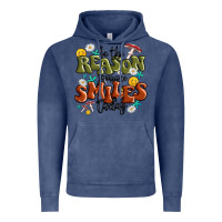 Vintage Denim be the reason someone smiles today Vintage Hoodie - MaliasSmallBusiness