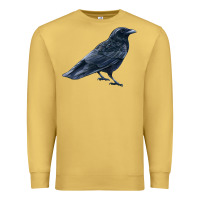 Antique Gold American Crow Premium Sweatshirt - LillyAllenDesigns