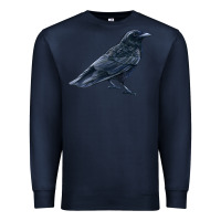 Navy American Crow Premium Sweatshirt - LillyAllenDesigns