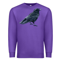 Purple American Crow Premium Sweatshirt - LillyAllenDesigns