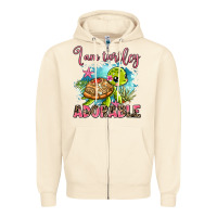 Sandshell i am turtley adorable Zipper Hoodie - AdoDesignShop