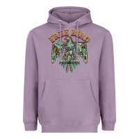 Lavender free bird feathers thunderbird Heavyweight Hoodie - BarkalooDesign