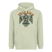 Matcha free bird feathers thunderbird Heavyweight Hoodie - BarkalooDesign