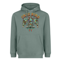 Sage free bird feathers thunderbird Heavyweight Hoodie - BarkalooDesign