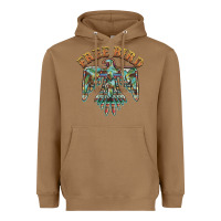 Toasted Coconut free bird feathers thunderbird Heavyweight Hoodie - BarkalooDesign
