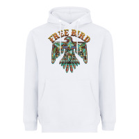 White free bird feathers thunderbird Heavyweight Hoodie - BarkalooDesign