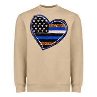 Mushroom police heart Heavyweight Sweatshirt - RanaPortraitStore