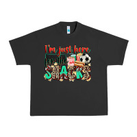 Pigment Black i'm just here for the snacks soccer Urban Heavy Tee - Zillion Design Studio