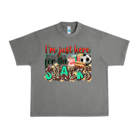 Tornado i'm just here for the snacks soccer Urban Heavy Tee - Zillion Design Studio