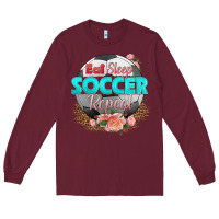 Burgundy eat sleep soccer repeat Long Sleeve Tee - HRA Design Shop
