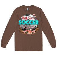 Chestnut eat sleep soccer repeat Long Sleeve Tee - HRA Design Shop
