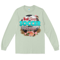 Matcha eat sleep soccer repeat Long Sleeve Tee - HRA Design Shop