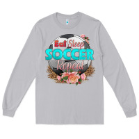 Moon Dust eat sleep soccer repeat Long Sleeve Tee - HRA Design Shop