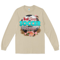 Mushroom eat sleep soccer repeat Long Sleeve Tee - HRA Design Shop