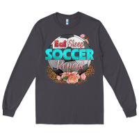 Smoke eat sleep soccer repeat Long Sleeve Tee - HRA Design Shop