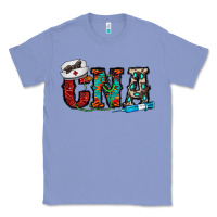 Colony Blue cna Classic Tee - CowhideDigitalArt