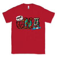 Red cna Classic Tee - CowhideDigitalArt