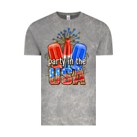 Cloud Rock party in the usa popsicles billie wilder Vintage Tee - texasbilliewilder