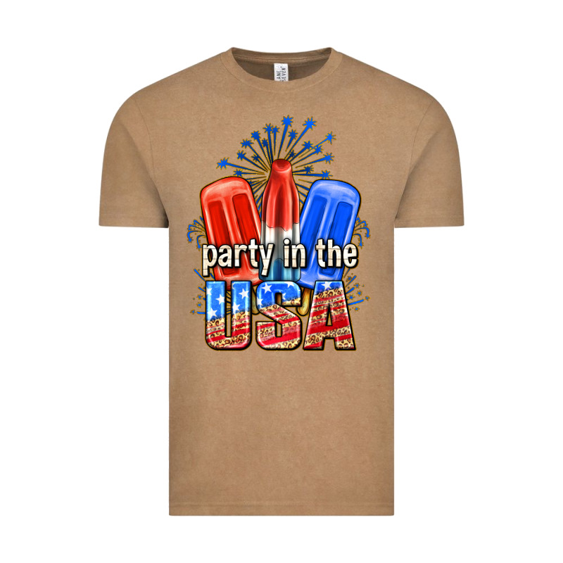 Party In The Usa Popsicles Billie Wilder Vintage Tee by texasbilliewilder | Teevron