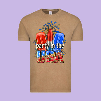 Vintage Tee party in the usa popsicles billie wilder
