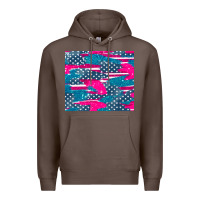Coffee usa flag Premium Hoodie - AdoDesignShop