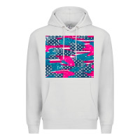 Dove Grey usa flag Premium Hoodie - AdoDesignShop
