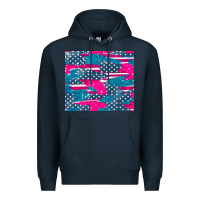 Navy usa flag Premium Hoodie - AdoDesignShop