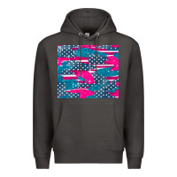 Smoke usa flag Premium Hoodie - AdoDesignShop