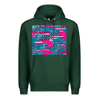 Sports Green usa flag Premium Hoodie - AdoDesignShop