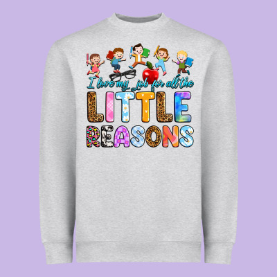 Heavyweight Sweatshirt i love my job for all the little reason