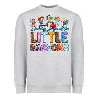 Heather Grey i love my job for all the little reason Heavyweight Sweatshirt - RanaPortraitStore