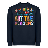 Navy i love my job for all the little reason Heavyweight Sweatshirt - RanaPortraitStore