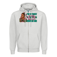 Dove Grey i am street so look both ways before you cross me Zipper Hoodie - AdoDesignShop