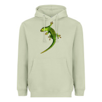 Matcha Green Lizard Illustrations Heavyweight Hoodie - LillyAllenDesigns