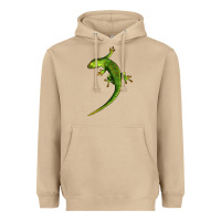 Green Lizard Illustrations Heavyweight Hoodie | Teevron