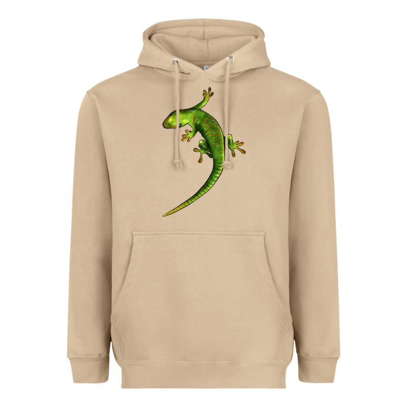 Green Lizard Illustrations Heavyweight Hoodie by LillyAllenDesigns | Teevron