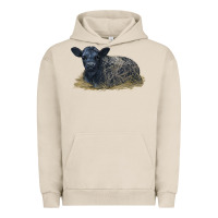 Pigment French Oak Black Angus Calf Illustrations Urban Hoodie - LillyAllenDesigns
